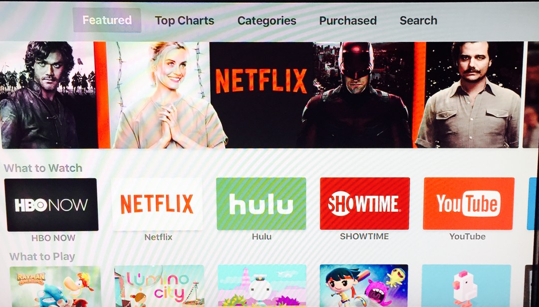 App Store on Apple TV